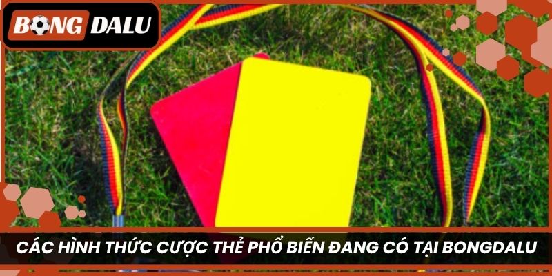 Các hình thức cược thẻ phổ biến đang có tại Bongdalu