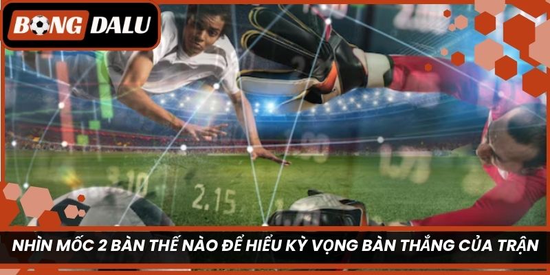 Nhìn mốc 2 bàn thế nào để hiểu kỳ vọng bàn thắng của trận?