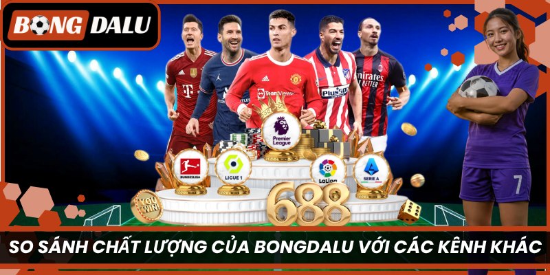 So sánh chất lượng của Bongdalu với các kênh khác