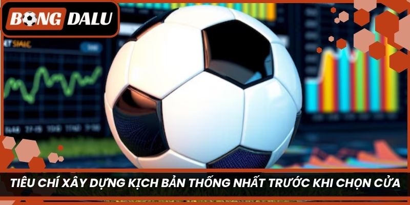 Tiêu chí xây dựng kịch bản thống nhất trước khi chọn cửa
