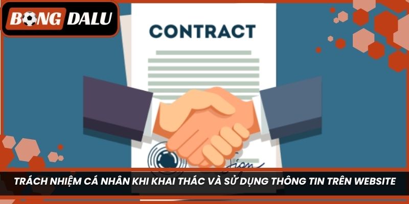 Trách nhiệm cá nhân khi khai thác và sử dụng thông tin trên website