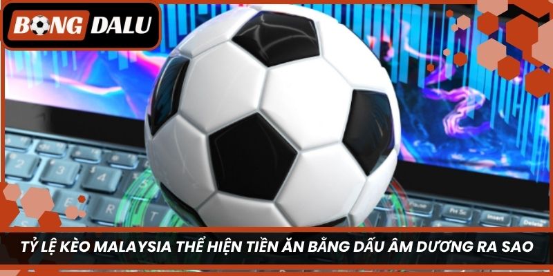 Tỷ lệ kèo Malaysia thể hiện tiền ăn bằng dấu âm dương ra sao?