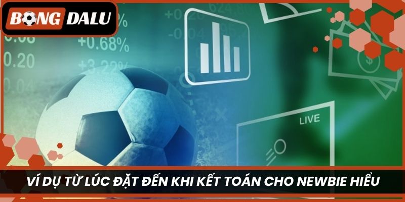 Ví dụ từ lúc đặt đến khi kết toán cho newbie hiểu